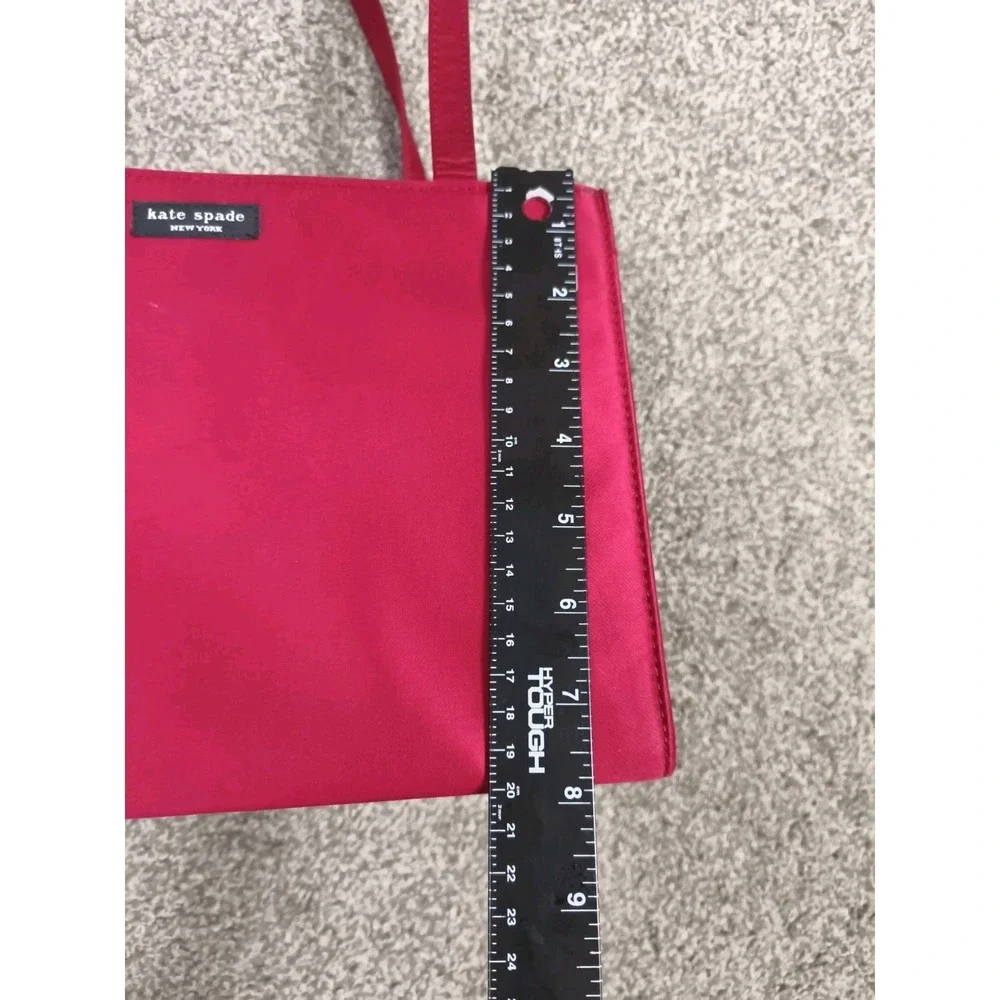 Kate Spade New York Vintage Y2K Red Nylon Shoulder Bag‎ Tote Rectangular